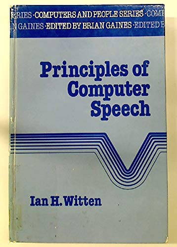 Principles of Computer Speech — book cover