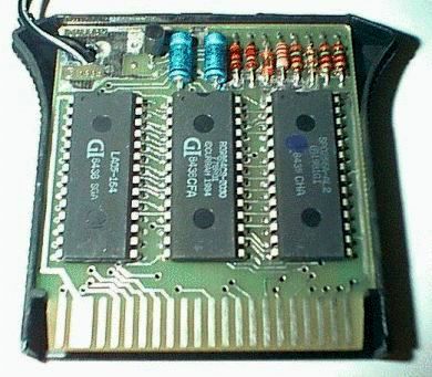 Inside the cartridge: circuit board and speech hardware