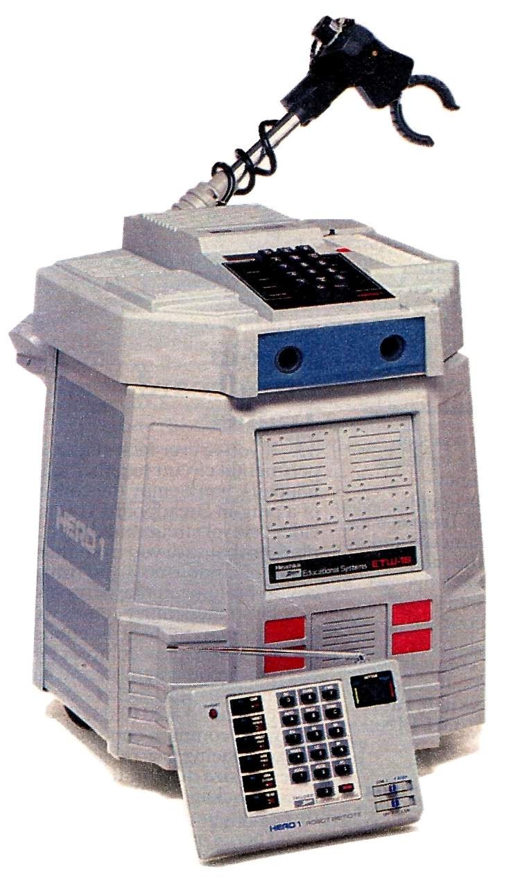 Heathkit HERO 1 educational robot with arm and teaching pendant