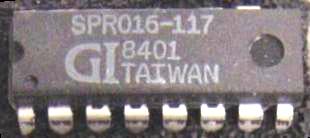 SPR016-117 companion serial speech ROM.