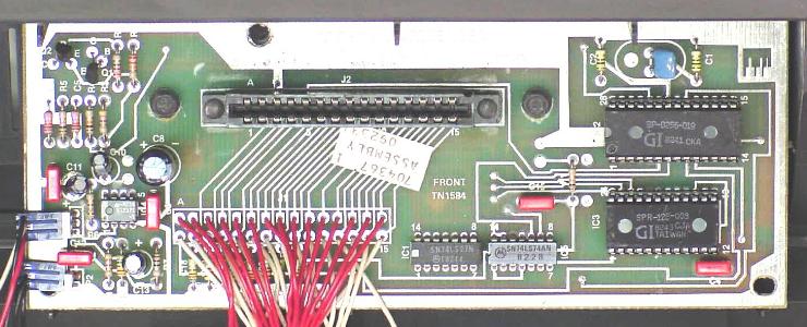 The Voice circuit board with its custom speech processor and serial speech ROM.