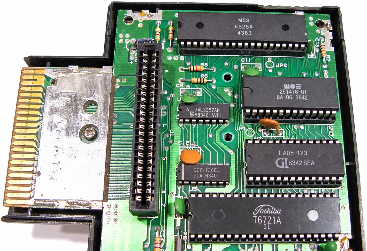 Circuit board with shielding removed