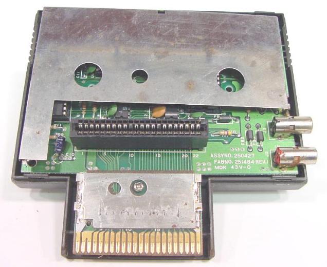 Opened module with shielding in place