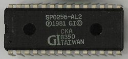 General Instrument SP0256-AL2 speech synthesizer chip
